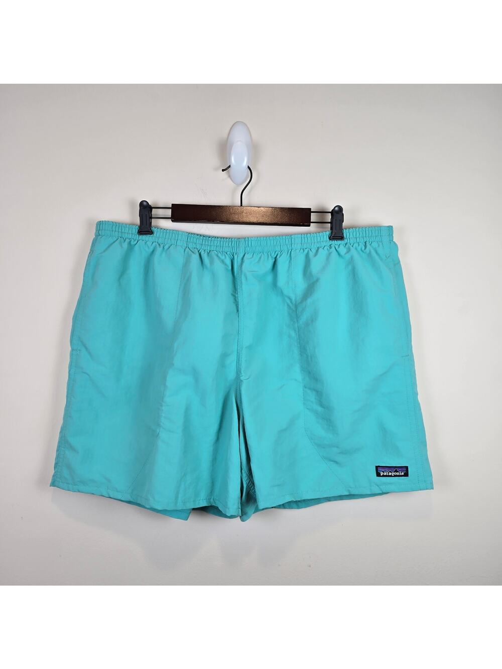 Patagonia Baggies Shorts Mens Size XXL 5" Inseam Fresh Teal Lined 57022